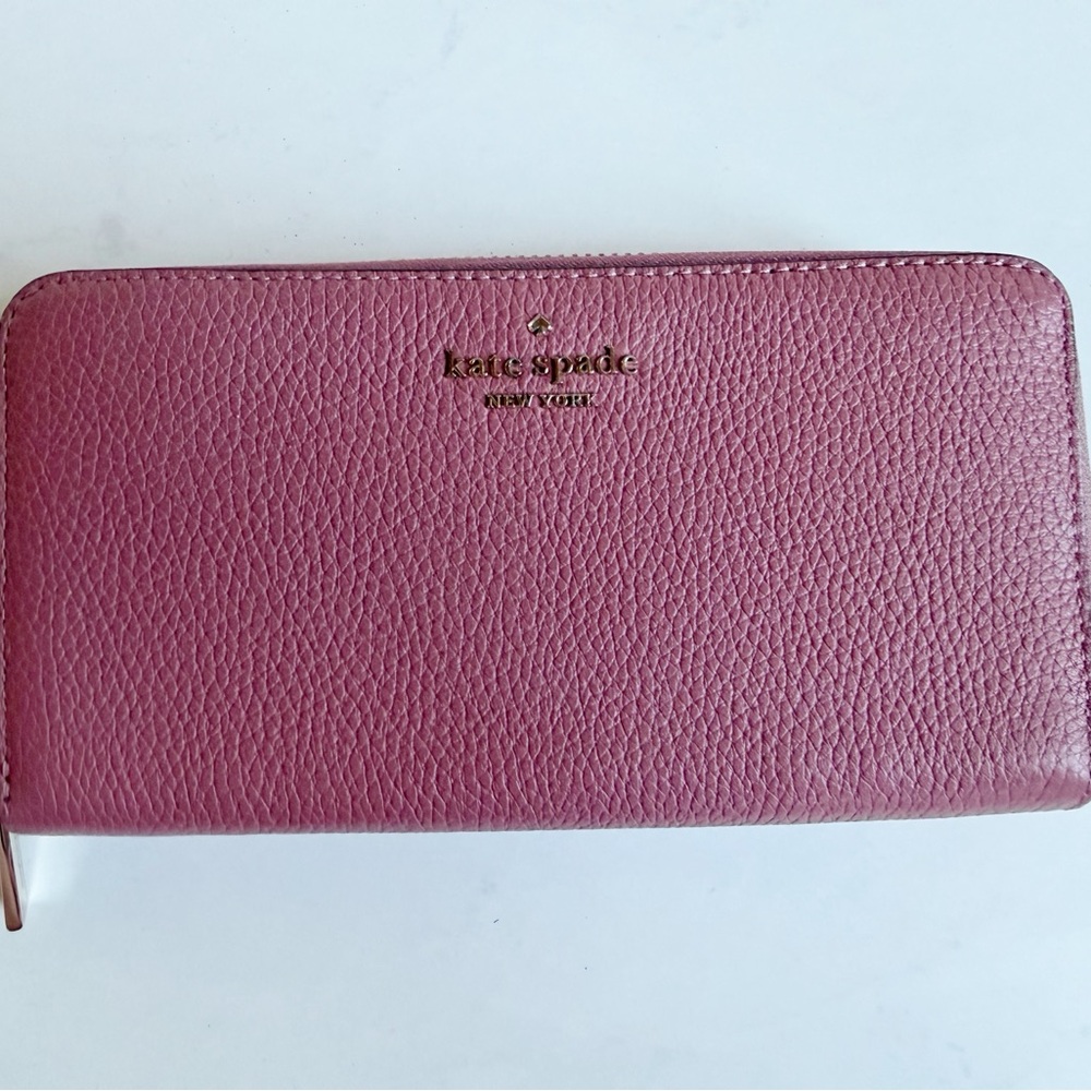 Kate Spade Rose Leather Wallet